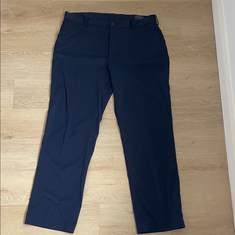 Polo by Ralph Lauren Men's Dark Blue Dress Pants Performance 36/32